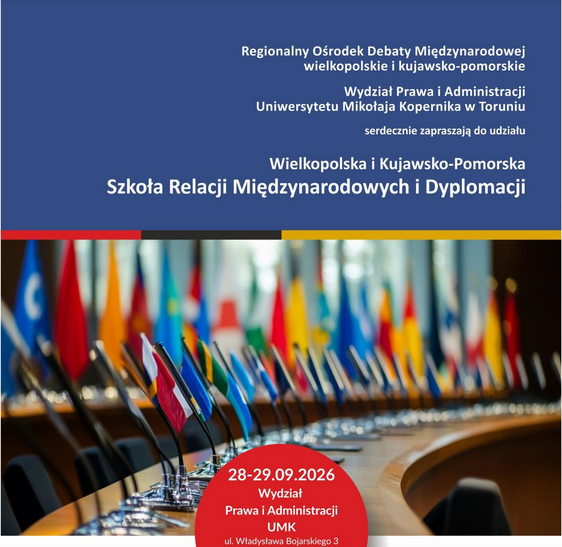 Fundacja INFOSEC Partnerem projektu „Szkoła Relacji Międzynarodowych i Dyplomacji” – edycja 2026!