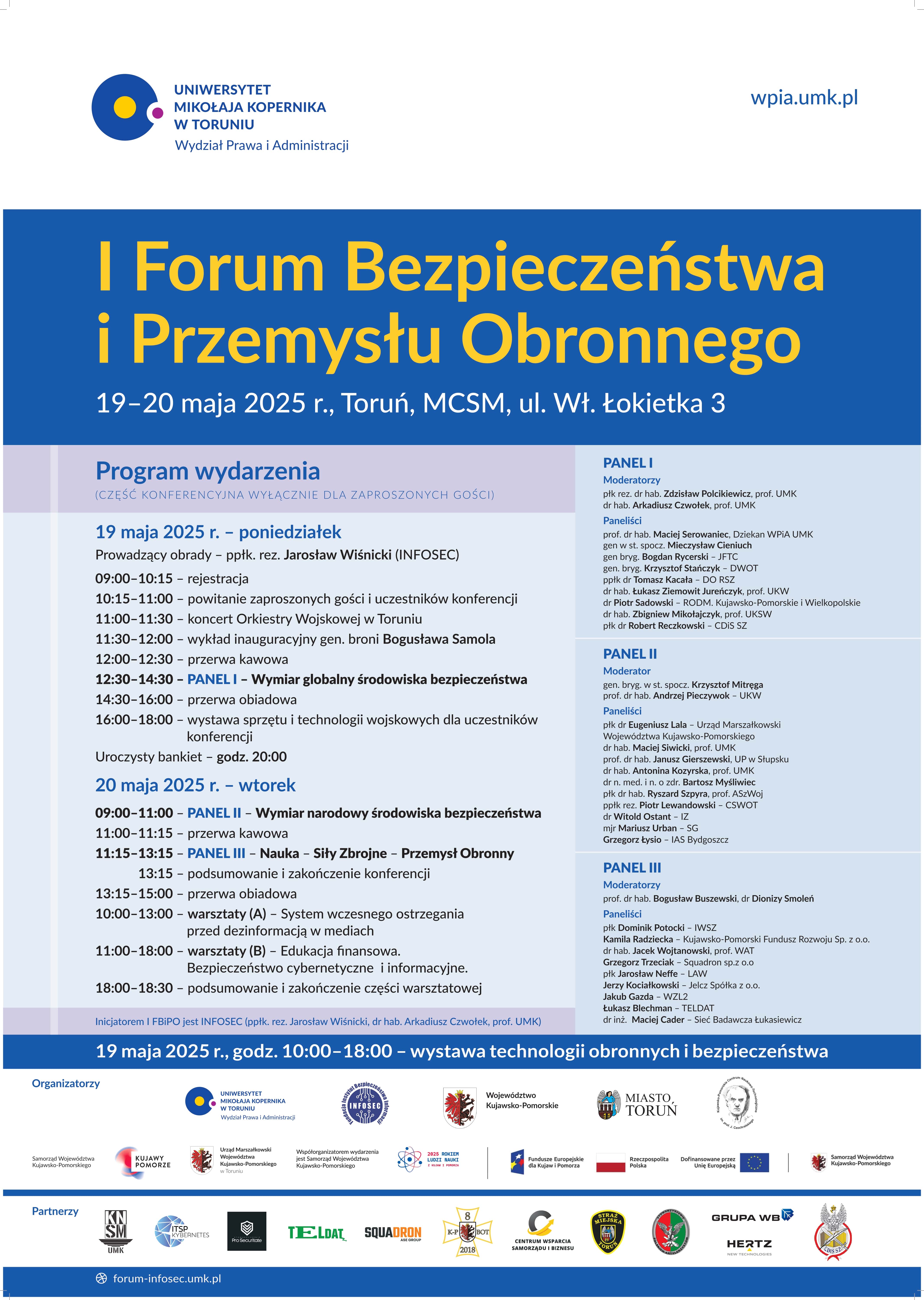 I Forum Bezpieczeństwa i Przemysłu Obronnego w Toruniu